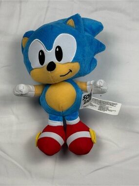 Sonic the Hedgehog 9” Plush – JAKKS Pacific 2025 – New with Tags (NWT)